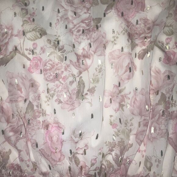 Haver & Blair London 2X  tiered skirt pink floral wedding guest party date night - Picture 8 of 8